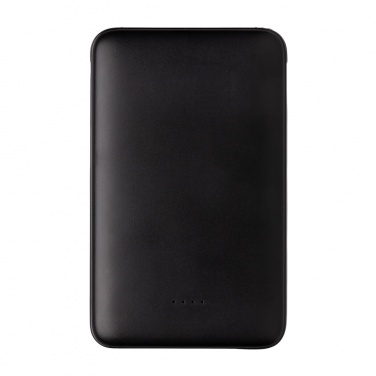 Logo trade corporate gifts picture of: 5.000 mAh Pocket Powerbank with integrated cables