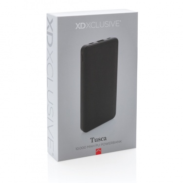 Logotrade promotional gift picture of: Tusca 10.000 mAh PU powerbank