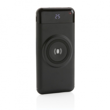Logo trade promotional merchandise picture of: 10.000 mah wireless powerbank with watch charger