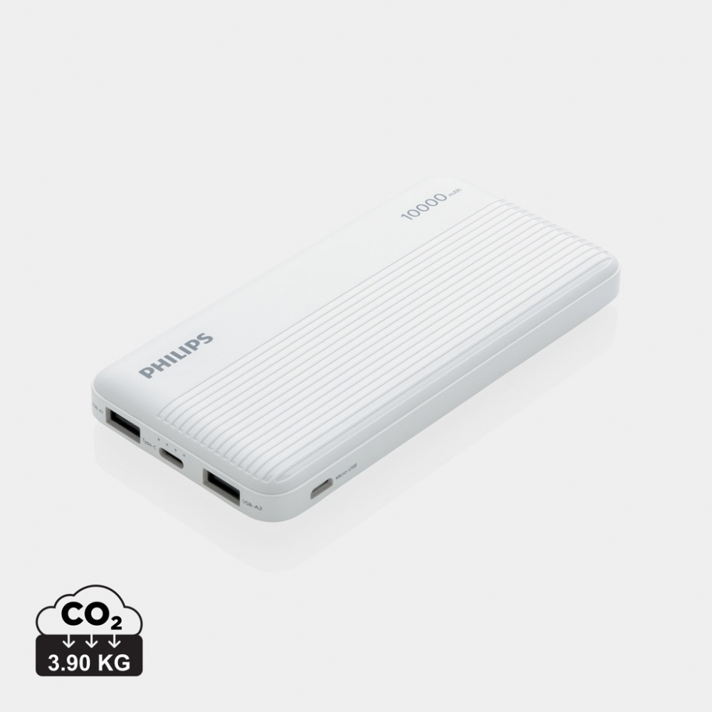 Logo trade promotional items picture of: Philips 10.000 mAh slim powerbank