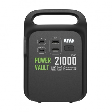 Logotrade promotional products photo of: Power Vault RCS rplastic 21000 mAh portable power station