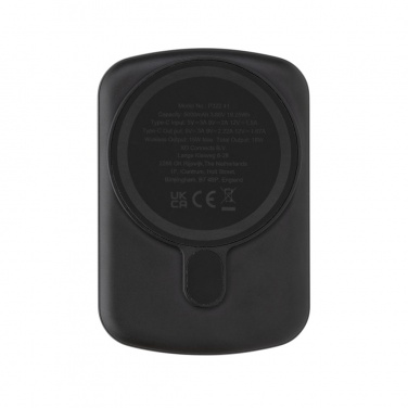 Logotrade promotional gift image of: MagBoost RCS recycled plastic 5000 mah magnetic powerbank