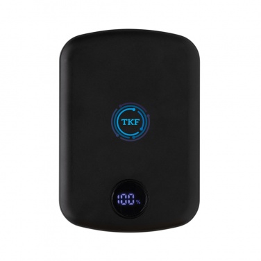 Logo trade promotional merchandise picture of: MagBoost RCS recycled plastic 5000 mah magnetic powerbank