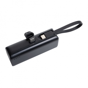 Logo trade promotional products image of: Powerlink RCS rplastic 3000 mah powerbank USB C connector