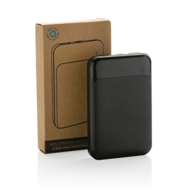 Logotrade corporate gift picture of: RCS recycled plastic 5.000 mAh powerbank