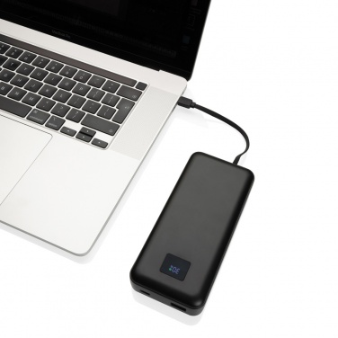 Logotrade promotional product picture of: Gridley RCS rplastic 20000 65W laptop powerbank