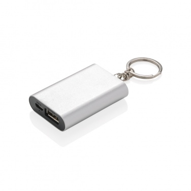 Logo trade advertising product photo of: 1.000 mAh keychain powerbank