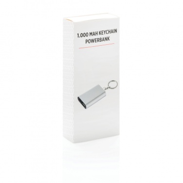 Logo trade promotional product photo of: 1.000 mAh keychain powerbank