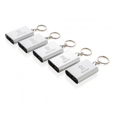 Logo trade promotional giveaways image of: 1.000 mAh keychain powerbank