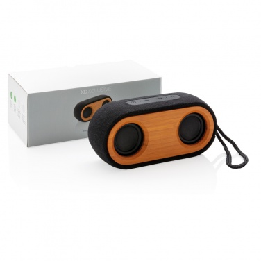 Logotrade advertising product image of: Bamboo X double speaker