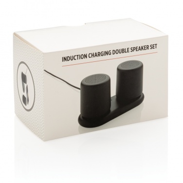 Logo trade advertising products picture of: Double induction charging speaker