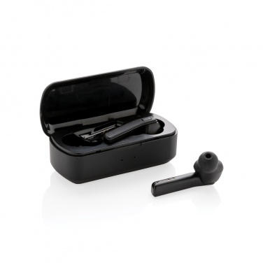Logo trade promotional gift photo of: Free Flow TWS earbuds in charging case