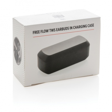 Logotrade promotional giveaway picture of: Free Flow TWS earbuds in charging case