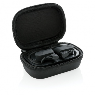 Logo trade promotional items image of: TWS sport earbuds in charging case