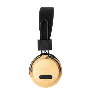 Logotrade promotional items photo of: Bamboo wireless headphone