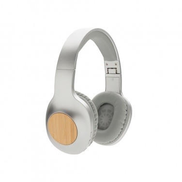 Logo trade promotional giveaway photo of: Dakota Bamboo wireless headphone
