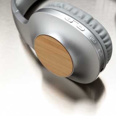 Logotrade promotional giveaway picture of: Dakota Bamboo wireless headphone