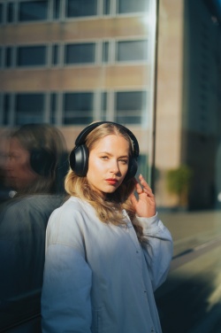 Logotrade advertising products photo of: Urban Vitamin Cupertino RCS rplastic ANC headphone