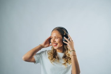 Logotrade promotional merchandise image of: Urban Vitamin Cupertino RCS rplastic ANC headphone