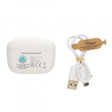 Logotrade promotional product image of: RCS recycled plastic Liberty Pro wireless earbuds