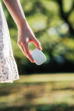 Logotrade advertising product image of: RCS recycled plastic Liberty Pro wireless earbuds