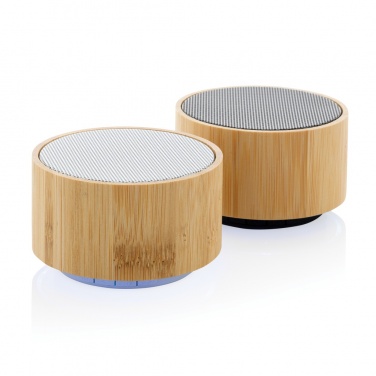 Logotrade advertising products photo of: RCS recycled plastic and bamboo 3W wireless speaker