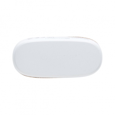 Logo trade promotional gifts picture of: Oregon RCS recycled plastic and cork TWS earbuds