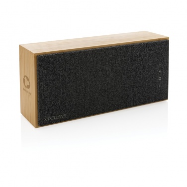 Logo trade promotional item photo of: Wynn 20W bamboo wireless speaker