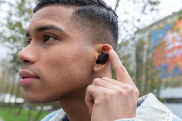 Logotrade promotional item image of: Urban Vitamin Gilroy hybrid ANC and ENC earbuds