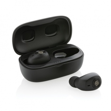 Logo trade promotional gift photo of: Urban Vitamin Palm Springs RCS rplastic ENC earbuds