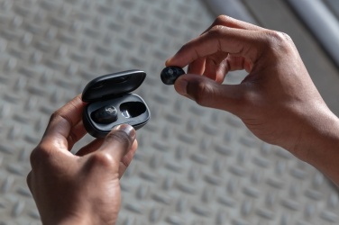 Logotrade promotional gift picture of: Urban Vitamin Palm Springs RCS rplastic ENC earbuds