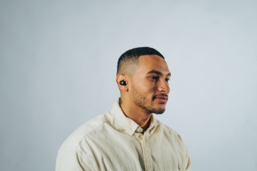 Logotrade promotional gift image of: Urban Vitamin Palm Springs RCS rplastic ENC earbuds