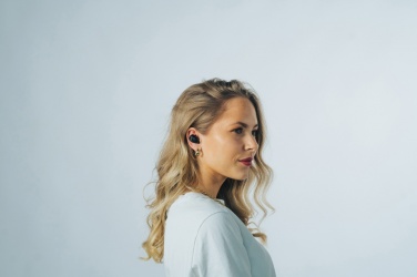 Logotrade promotional products photo of: Urban Vitamin Palm Springs RCS rplastic ENC earbuds