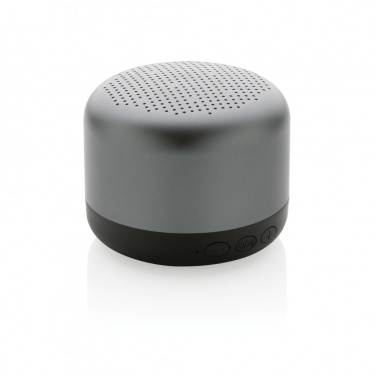 Logo trade business gifts image of: Terra RCS recycled aluminium 5W wireless speaker