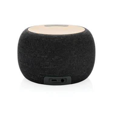 Logotrade advertising product image of: RCS Rplastic/PET and bamboo 5W speaker