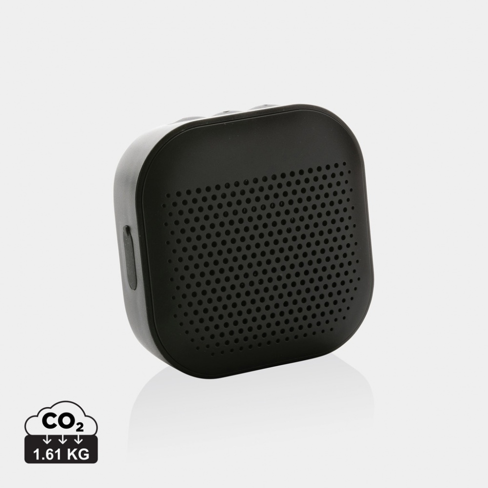 Logo trade promotional product photo of: RCS recycled plastic Soundbox 3W speaker