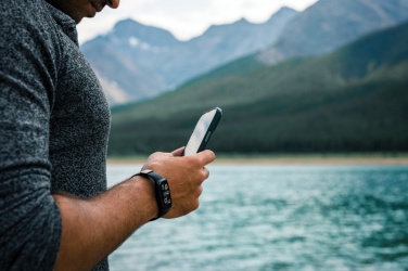 Logotrade advertising products photo of: RCS recycled TPU  activity watch 1.47'' screen with HR