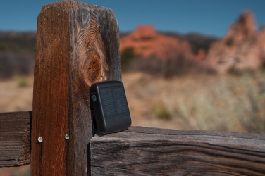 Logotrade business gifts photo of: Skywave RCS recycled plastic solar earbuds