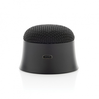 Logo trade business gift photo of: Magtune RCS recycled plastic magnetic 5W speaker