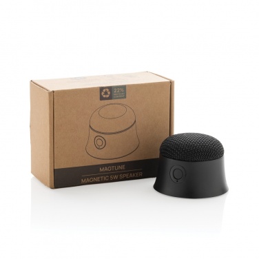 Logotrade promotional giveaway picture of: Magtune RCS recycled plastic magnetic 5W speaker