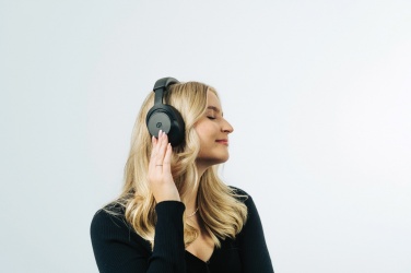 Logo trade advertising products picture of: Irvine RCS recycled and repairable ANC wireless headphone