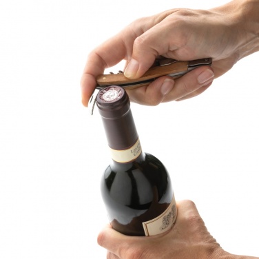 Logo trade promotional gifts picture of: Wooden Corkscrew