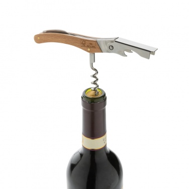 Logo trade promotional giveaways picture of: Wooden Corkscrew