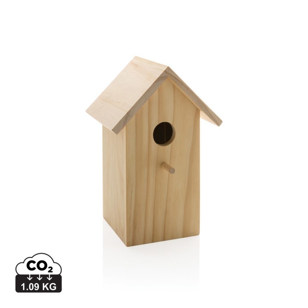 Logo trade promotional products picture of: Wooden birdhouse