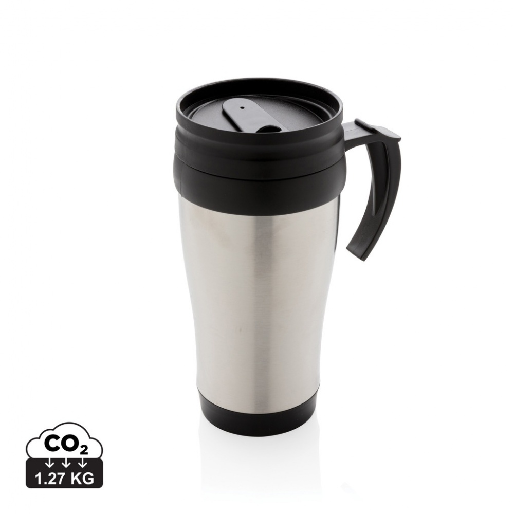 Logo trade promotional products image of: Stainless steel mug