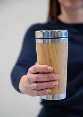 Logo trade promotional giveaway photo of: Bamboo tumbler