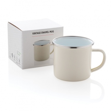 Logo trade business gift photo of: Vintage enamel mug