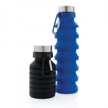 Logotrade promotional merchandise photo of: Leakproof collapsible silicone bottle with lid