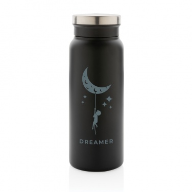 Logo trade promotional gifts picture of: RCS Recycled stainless steel vacuum bottle 600ML
