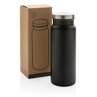 Logo trade promotional product photo of: RCS Recycled stainless steel vacuum bottle 600ML